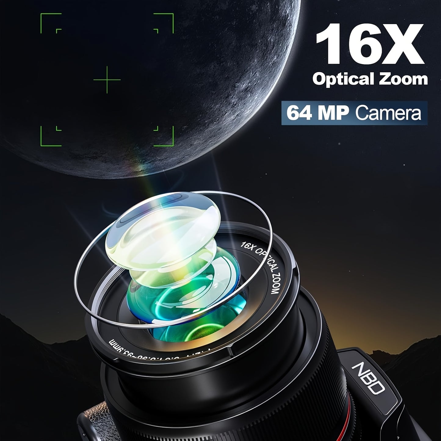 Appareils photo numériques 5K et 64 MP