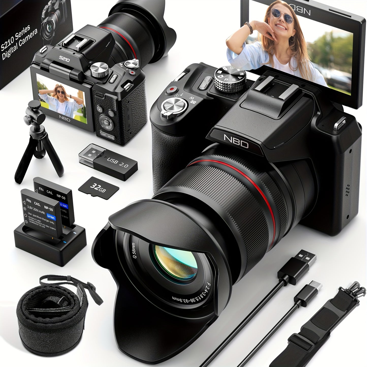 Appareils photo numériques 5K et 64 MP