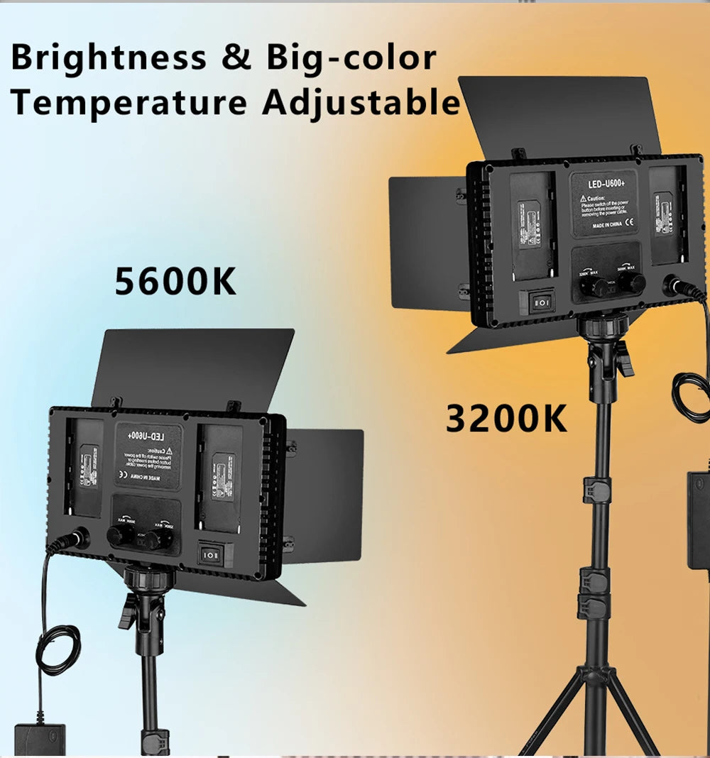 Lampe de studio photo LED U800