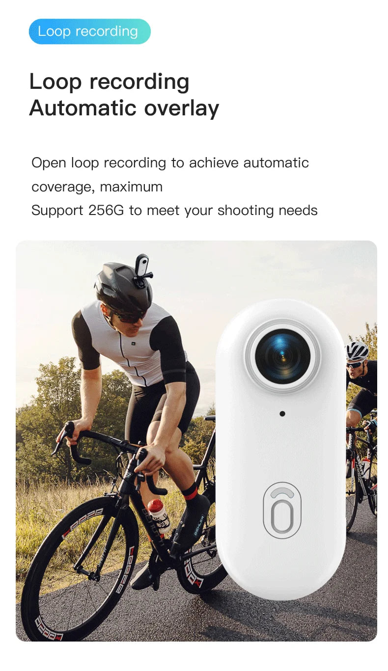 Mini caméra d'action 4K HD 1080P, sans fil, Wi-Fi