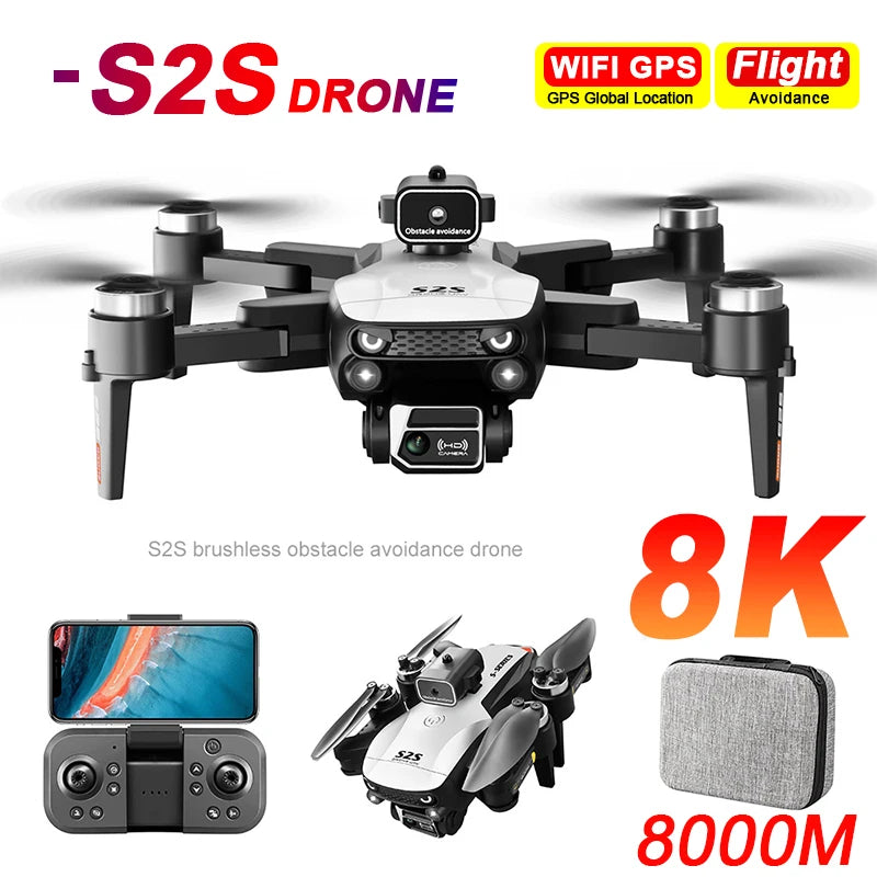 Mini drone S2S avec caméra HD 4K et 8K