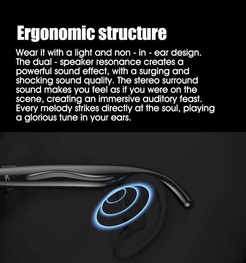 Lunettes photochromiques intelligentes 4K avec IA