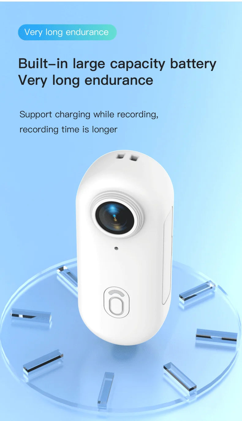 Mini caméra d'action 4K HD 1080P, sans fil, Wi-Fi