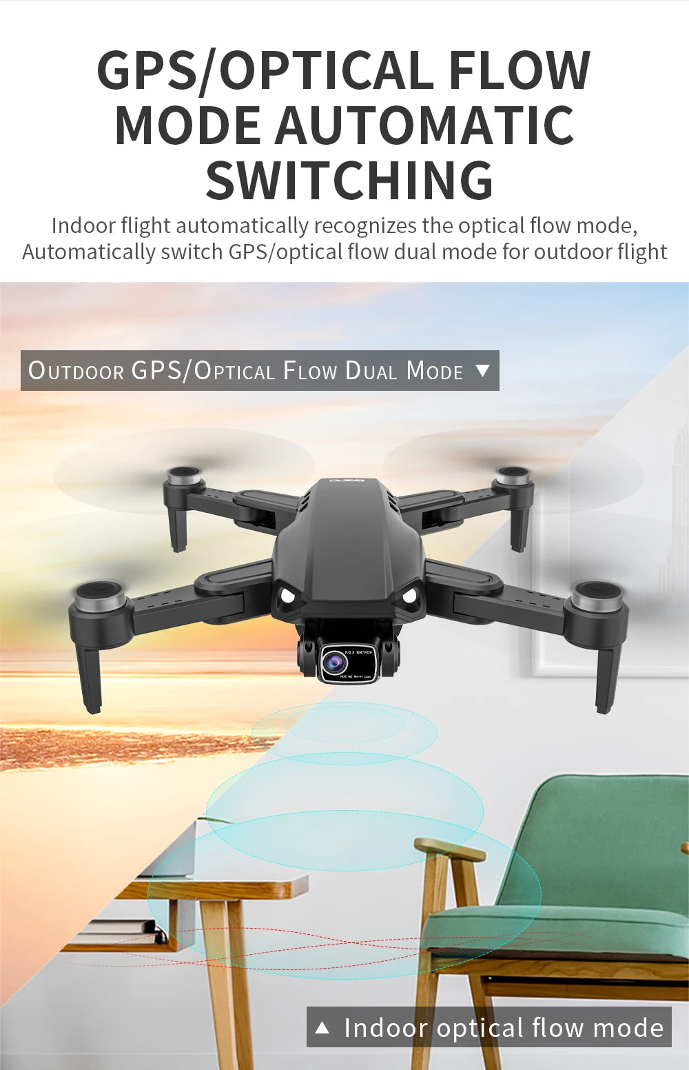 Drone GPS LYZRC L900 PRO SE 4K professionnel