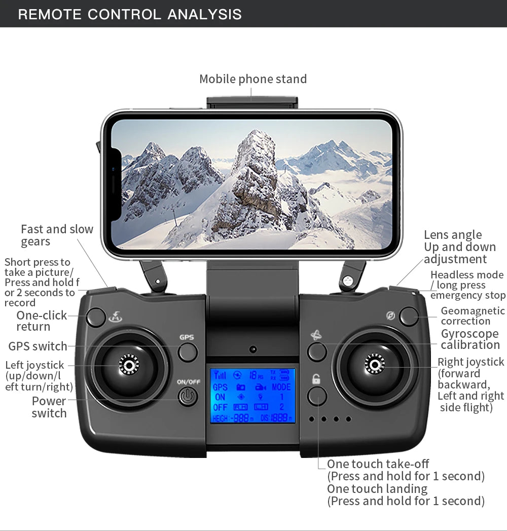 Drone GPS LYZRC L900 PRO SE 4K professionnel
