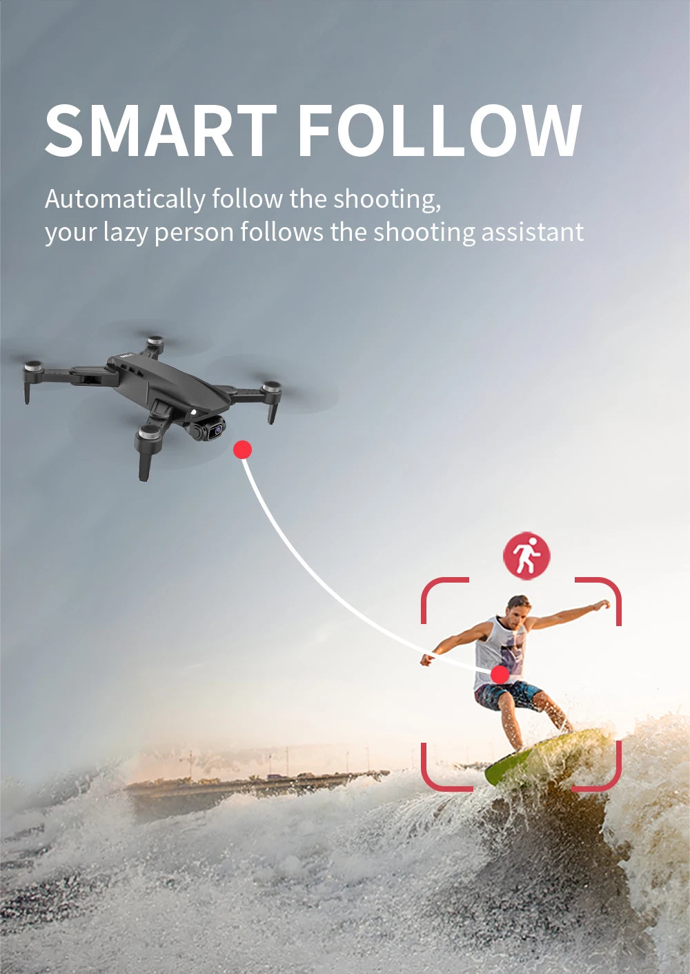 Drone GPS LYZRC L900 PRO SE 4K professionnel