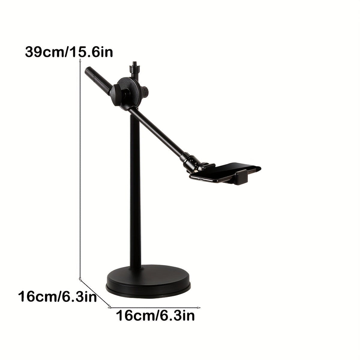 Support de caméra réglable en acier carbone