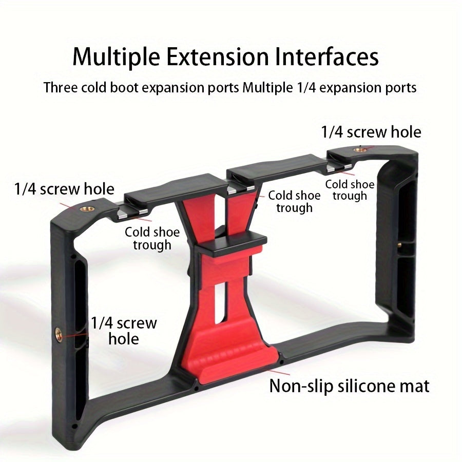 Stabilisateur portatif polyvalent avec support de microphone