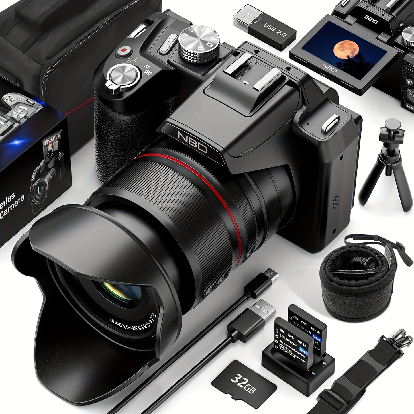 Appareils photo numériques 5K et 64 MP