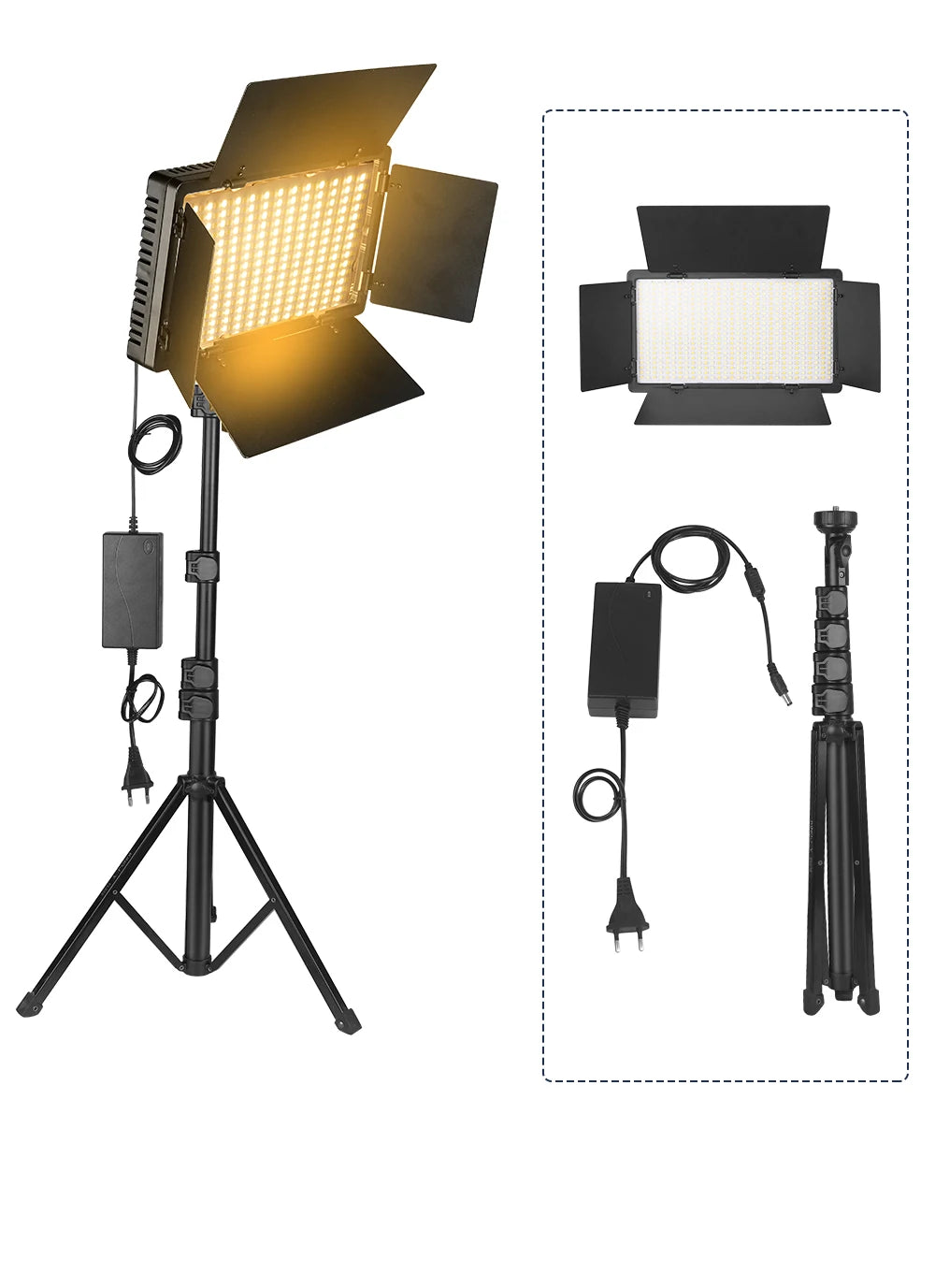 Lampe de studio photo LED U800