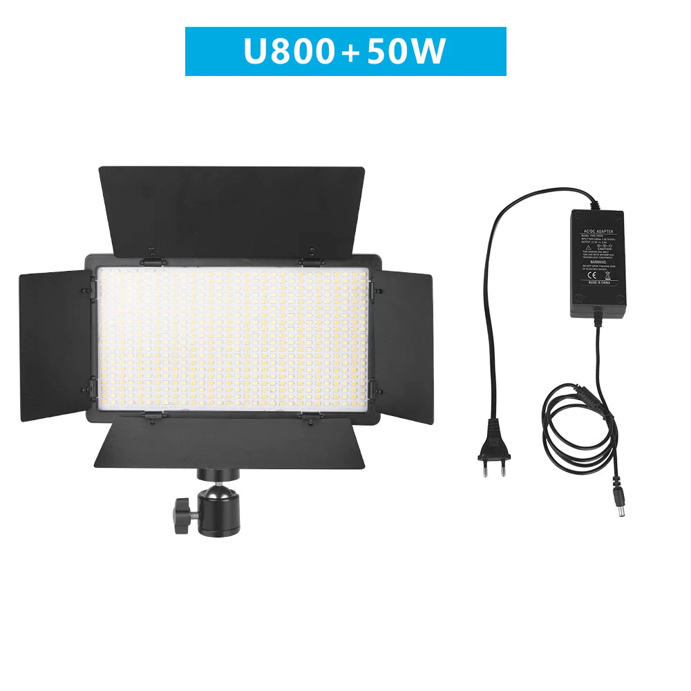 Lampe de studio photo LED U800