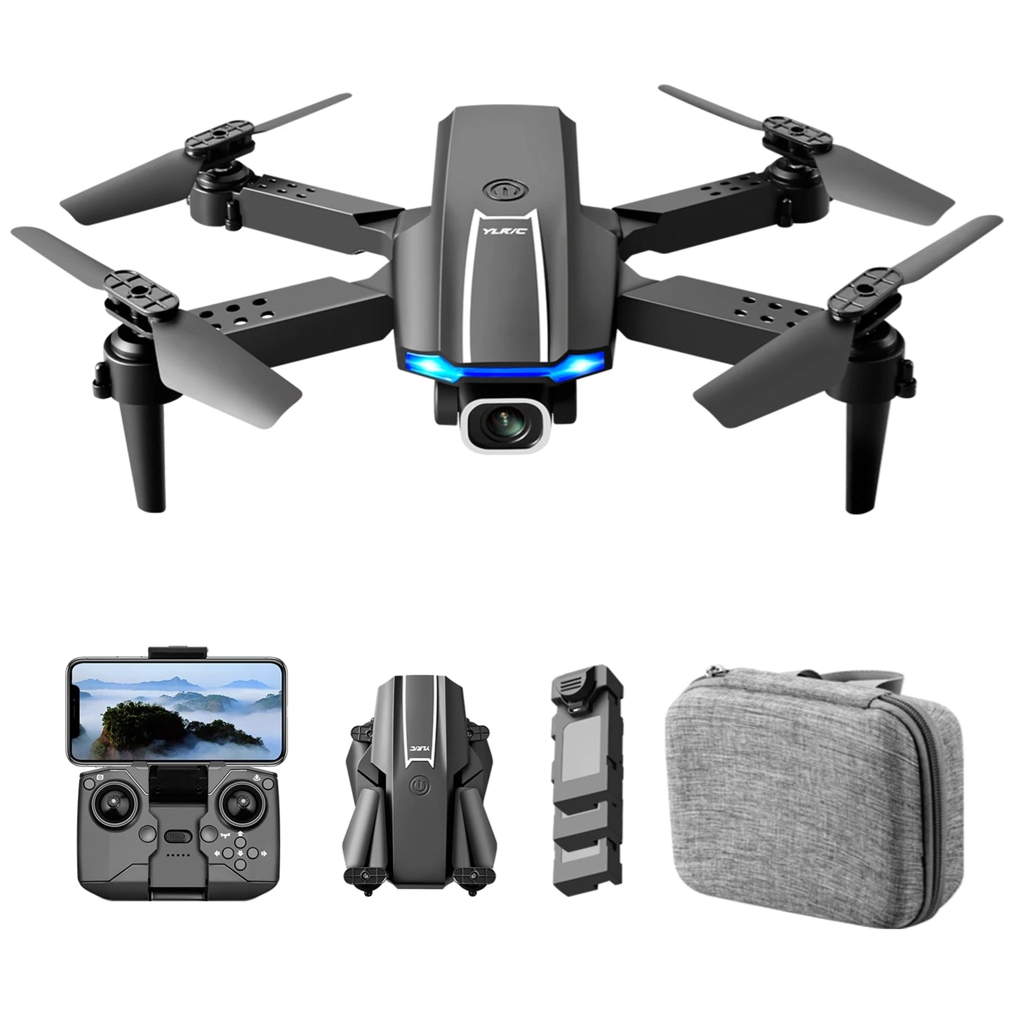 Drone RC 2,4 G avec caméra 4K