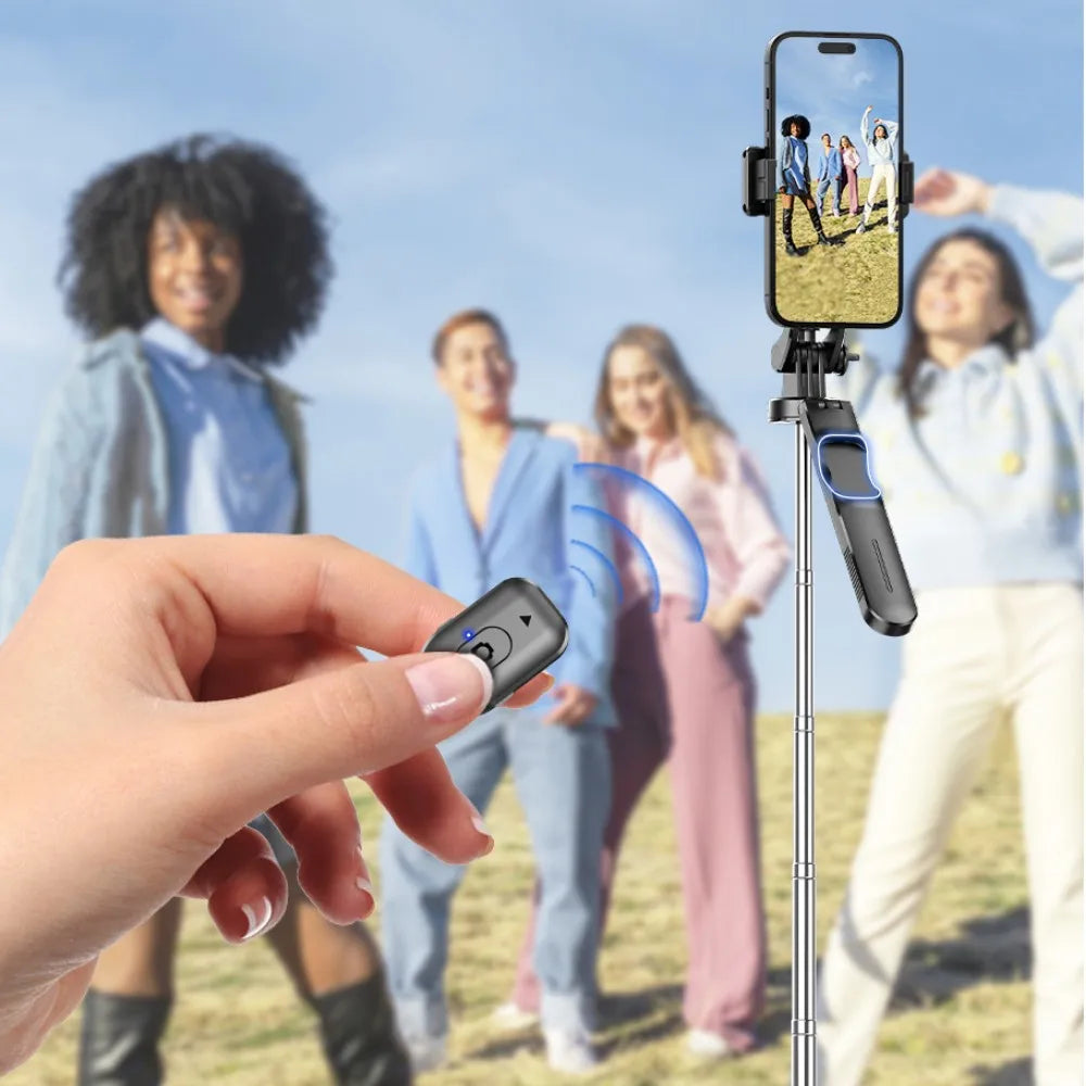 Perche à selfie de 1708 mm de long avec trépied , télécommande Bluetooth