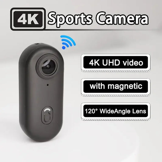 Mini caméra d'action 4K HD 1080P, sans fil, Wi-Fi