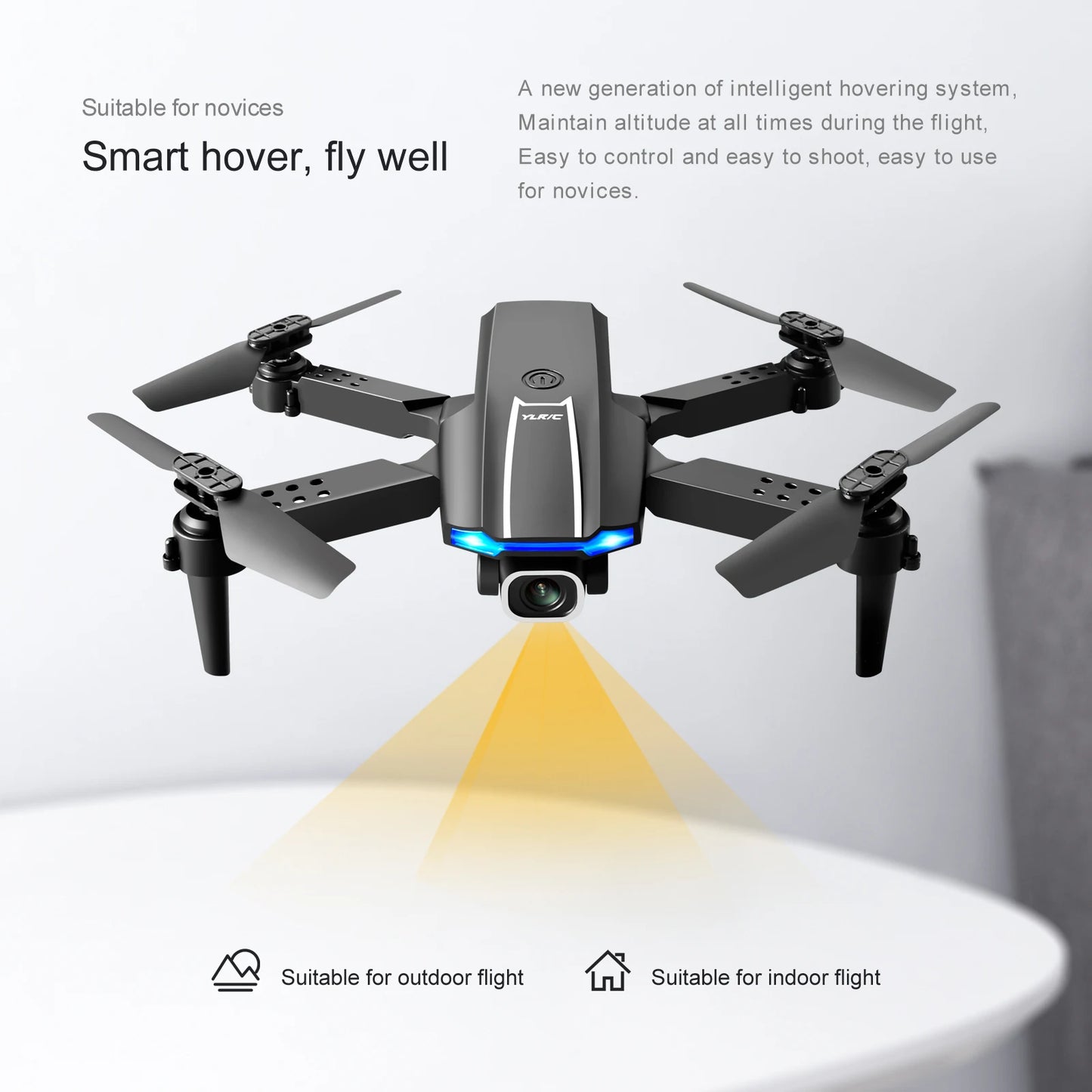 Drone RC 2,4 G avec caméra 4K