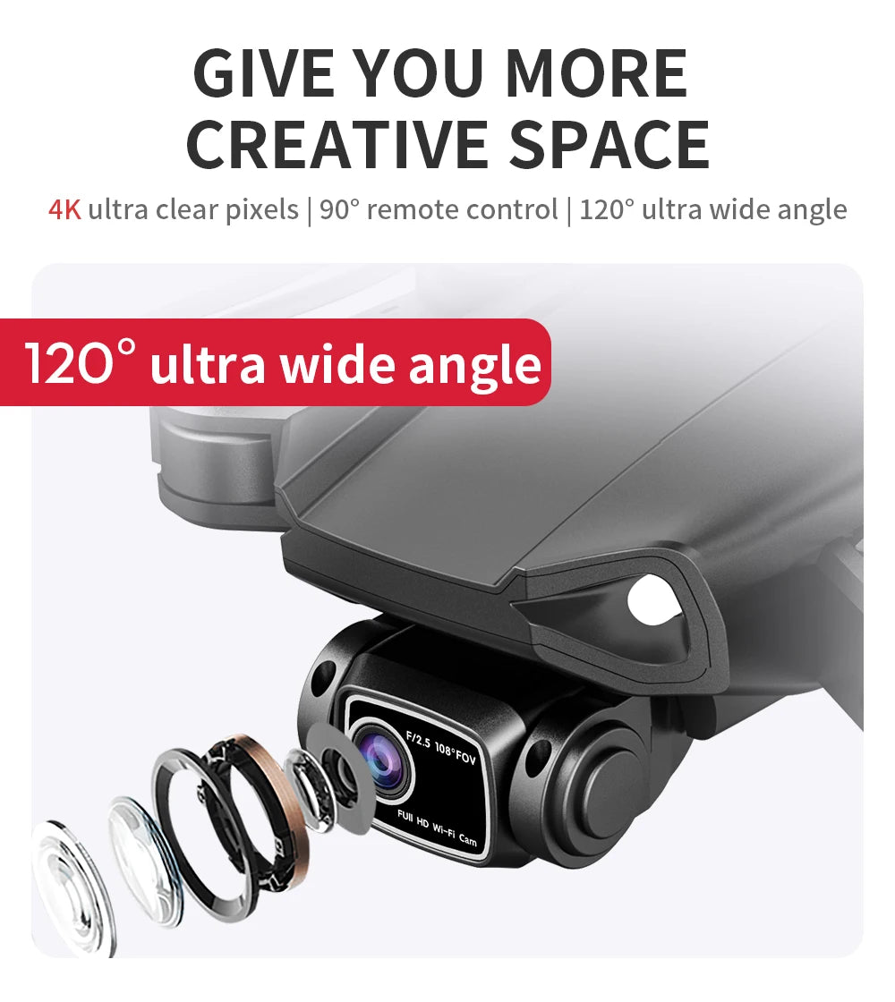 Drone GPS LYZRC L900 PRO SE 4K professionnel